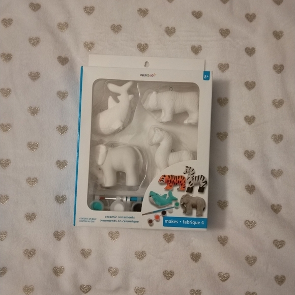 📚🎨 3/$15 Creatology Ceramic Animal Ornaments Kit - Picture 1 of 3